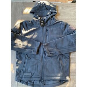 BAERSKIN V3 Tactical Supply Co Mens Gray Full Zip Fleece Hoodie Jacket Large NWT